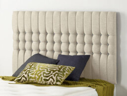 Somnior Beds Somnior Galaxy Tweed Natural Divan Base With Headboard - Small Single - thumbnail 2