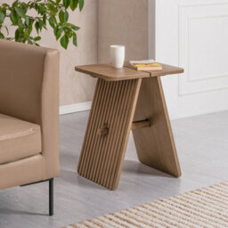 MH London Lohan Side Table Solid Wood Bedside Table For Living Room And Bedroom - thumbnail 7