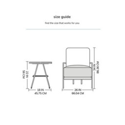 MH London Lohan Side Table Solid Wood Bedside Table For Living Room And Bedroom - thumbnail 9