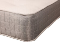 "Knight Sleep Emily Charcoal Naples 5Ft Bed Set With Orthopaedic Mattress, No Drawers & 24""headboard - King" - thumbnail 2