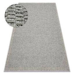 RugsX Carpet Origi 3667 Grey - Flat-Woven Sisal String 78X150 Cm - thumbnail 1