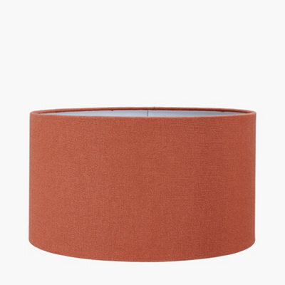 Pacific Lifestyle 30Cm Terracotta Handloom Cylinder Table Lampshade - image 1