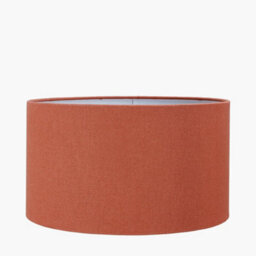 Pacific Lifestyle 30Cm Terracotta Handloom Cylinder Table Lampshade