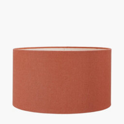 Pacific Lifestyle 30Cm Terracotta Handloom Cylinder Table Lampshade - thumbnail 2