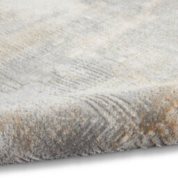 Grey Beige Modern Abstract Machine Made Rug For Living Room Bedroom And Dining Room-69 X 221Cm (Runner) - thumbnail 5