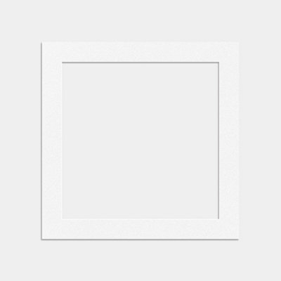 Ak Frames 10X10 White Picture Mounts To Fit 8X8 Aperture Size - Mount Board Only (No Frame Included) - image 1