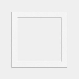 Ak Frames 10X10 White Picture Mounts To Fit 8X8 Aperture Size - Mount Board Only (No Frame Included) - thumbnail 1