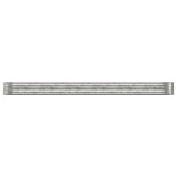 Berkfield Durable Garden Planter Powder-Coated Steel 507X100X36 Cm Silver - thumbnail 3