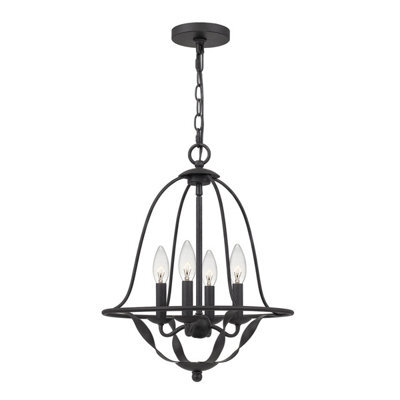 Luminosa Lighting Elstead Quoizel Bradbury Multi Arm Chandelier Grey Ash