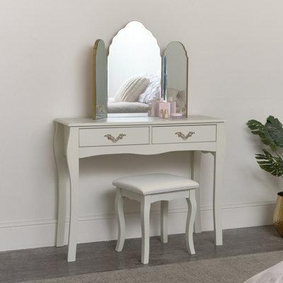 Melody Maison Dressing Table & Stool Set - Elizabeth Ivory Range - image 1