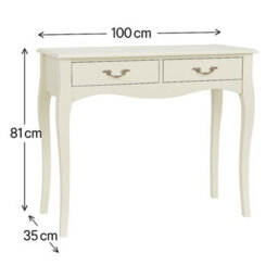 Melody Maison Dressing Table & Stool Set - Elizabeth Ivory Range - thumbnail 9