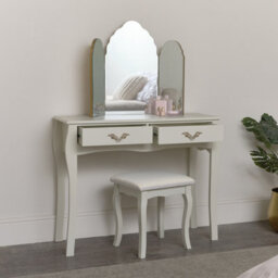 Melody Maison Dressing Table & Stool Set - Elizabeth Ivory Range - thumbnail 3