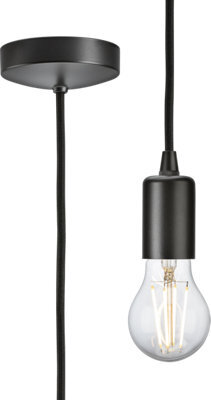 Knightsbridge 8270Lsb 1.8M Contemporary Pendant Set In A Smoked Bronze Finish - image 1