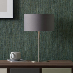Pacific Lifestyle Brushed Silver & Steel Grey Table Lamp