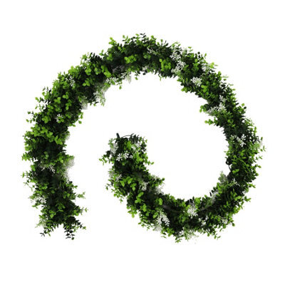 True Products Artificial White Flowering Eucalyptus Garland 150Cm - image 1
