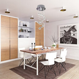 Homcom Crystal Ceiling Light Chandelier Spiral Rain Drop Pendant Lamp Metal - thumbnail 8