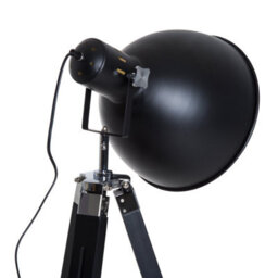 Wyld Haus Cono Black And Gold Adjustable Tripod Spotlight Floor Lamp 108 To 152Cm - thumbnail 9
