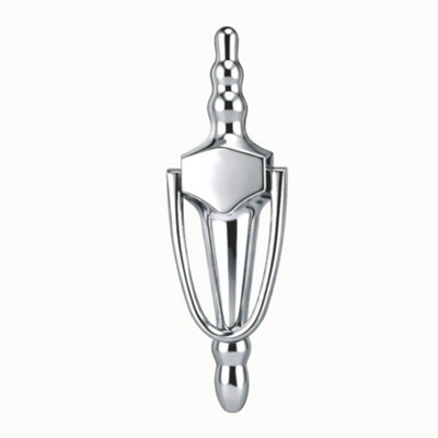 "UAP Limited Uap Slimline Victorian Urn Stainless Steel 8"" Door Knocker With Hidden Fixings In Mirror Polished Silver Finish" - image 1