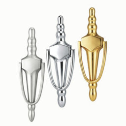 "UAP Limited Uap Slimline Victorian Urn Stainless Steel 8"" Door Knocker With Hidden Fixings In Mirror Polished Silver Finish" - thumbnail 7