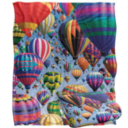 Royce Mcclure Silky Hot Air Balloon Supersoft Blanket Multicoloured (152Cm X 127Cm) - thumbnail 2