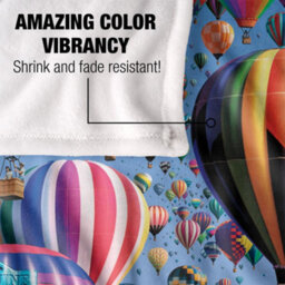 Royce Mcclure Silky Hot Air Balloon Supersoft Blanket Multicoloured (152Cm X 127Cm) - thumbnail 4