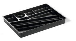 Durable Idealbox Stationery Draw Organiser Desk Tidy Insert Tray Storage - Grey - thumbnail 2