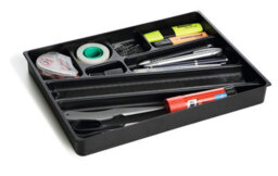 Durable Idealbox Stationery Draw Organiser Desk Tidy Insert Tray Storage - Grey - thumbnail 3