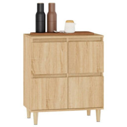 Berkfield Sideboard Sonoma Oak 60X35X70 Cm Engineered Wood - thumbnail 4