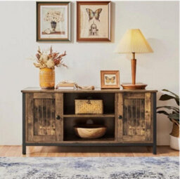 Tv Stand Cabinet Storage Tv Table Tv Console Unit With Shelves For Living Room - thumbnail 3