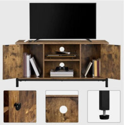 Tv Stand Cabinet Storage Tv Table Tv Console Unit With Shelves For Living Room - thumbnail 5