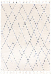 Cream Kilim , Modern , Wool Geometric Easy To Clean Rug For Living Room, Bedroom - 160Cm X 230Cm - thumbnail 1