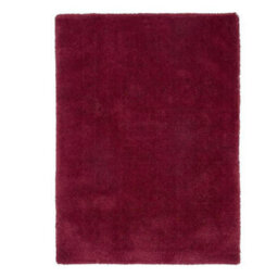 Pink Modern Plain Shaggy Easy To Clean Rug For Bedroom & Living Room-120Cm X 170Cm - thumbnail 6