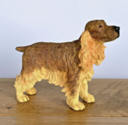 Animal Crackers Golden Brown Cocker Spaniel Figurine From The Leonardo Dog Studies Range, Gift Boxed.