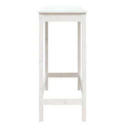 Walplus Bar Table White 100X50X110 Cm Solid Wood Pine - thumbnail 6