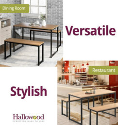 Hallowood Furniture Kempley Fixed Top Dining Table (120 X 60 Cm) - thumbnail 6