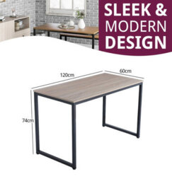 Hallowood Furniture Kempley Fixed Top Dining Table (120 X 60 Cm) - thumbnail 3