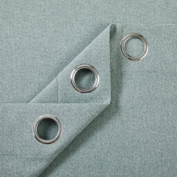Ameha Sage Green Linen Curtain 100% Blackout Thermal Energy Efficient Thermal Insulated 66X90' Curtain Pair For Modern Uk Homes - thumbnail 6