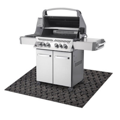 RugsX Vectra 316 Protective Grill Mat For Terrace, Outdoor - Beige  150X200 Cm - image 1