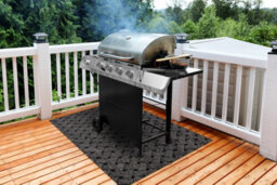 RugsX Vectra 316 Protective Grill Mat For Terrace, Outdoor - Beige  150X200 Cm - thumbnail 3