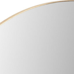 Pacific Lifestyle Arch Wall Mirror Gold Metal Slim Frame 120X90Cm Industrial Minimalist - thumbnail 7