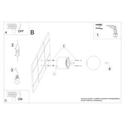 Sollux Lighting Boomo Wood Natural 1 Lights Modern Wall Light - thumbnail 6
