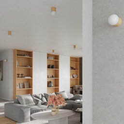 Sollux Lighting Boomo Wood Natural 1 Lights Modern Wall Light - thumbnail 7