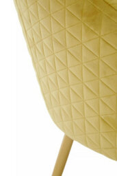 Orsina Gold Occasional Chair, Luxury Gold Velvet Occasional Chair, Comfortable, Stylish, And Functional Gold Chair - thumbnail 9