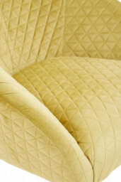 Orsina Gold Occasional Chair, Luxury Gold Velvet Occasional Chair, Comfortable, Stylish, And Functional Gold Chair - thumbnail 8
