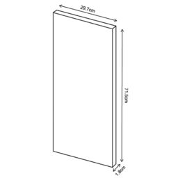 Premium Kitchens Ethos Matt Red Modern Highline Cabinet Door (W)300mm (H)715mm (T)18mm - thumbnail 6