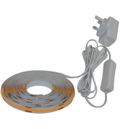 GoodHome Cacella Mains-Powered (Plug-In) Led Warm White Strip Light Ip20 2000Lm 2700K (L)5M - thumbnail 5