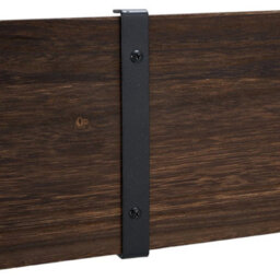 B Dark Wood - 4-Board + 8 Brackets Wooden Floating Shelves Set Wall Mount Display Shelf With Metal Brackets - thumbnail 3
