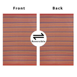 Green Decore 270 X 360 Cm Weaver Multi Red Reversible Plastic Camping, Picnic And Garden Outdoor Rug - thumbnail 2