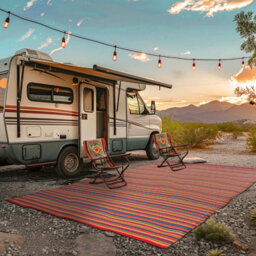 Green Decore 270 X 360 Cm Weaver Multi Red Reversible Plastic Camping, Picnic And Garden Outdoor Rug - thumbnail 7
