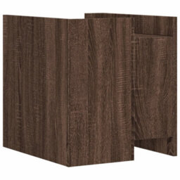 Berkfield Bedside Cabinet Brown Oak 45X50X50 Cm Engineered Wood - thumbnail 6